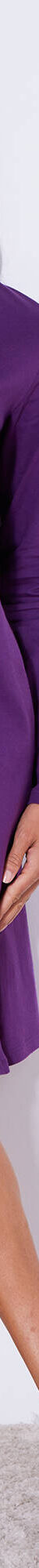 Chemise de nuit courte manches longues imprimé « naturel » (violet) Chemise de nuit courte manches longues imprimé « naturel » (violet)
